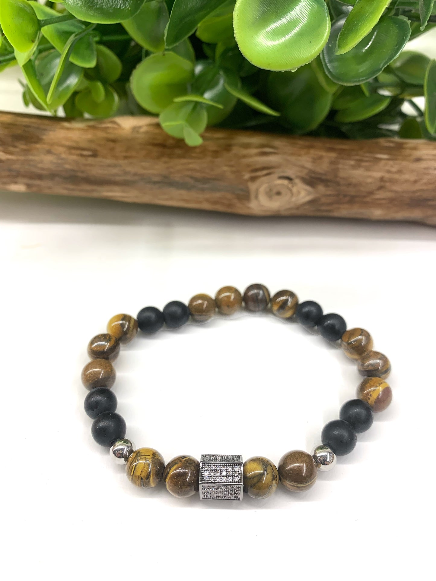 ARVAK ~ Bracciale elastico pietre dure naturali