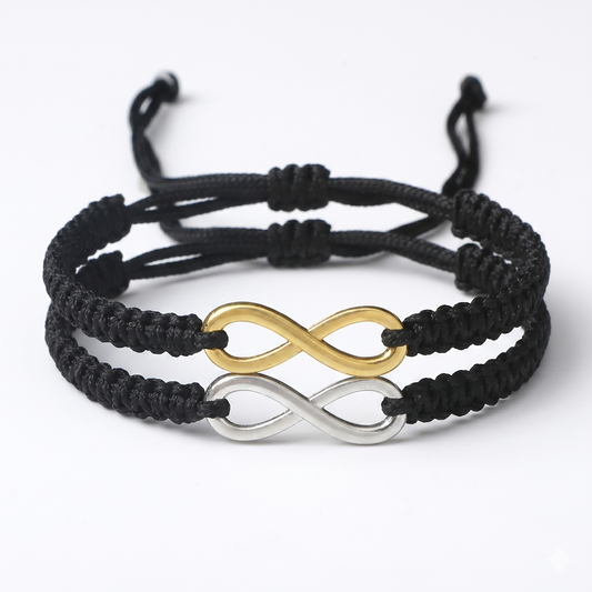 BLACK COMPASSION Infinity ~il cordino nero