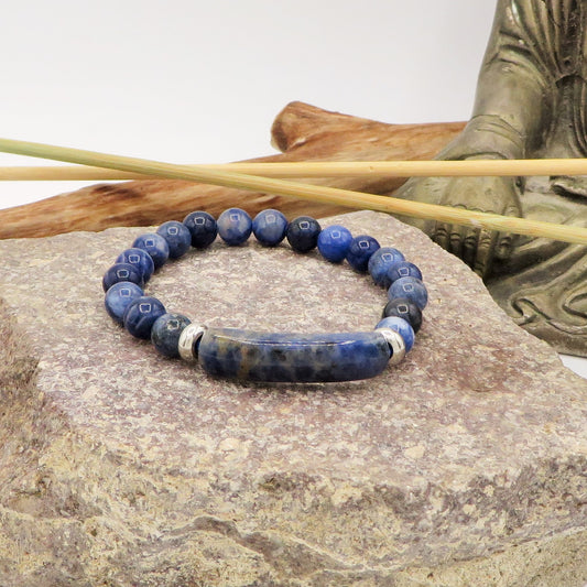 DOLMA Bracciale elasticizzato SODALITE