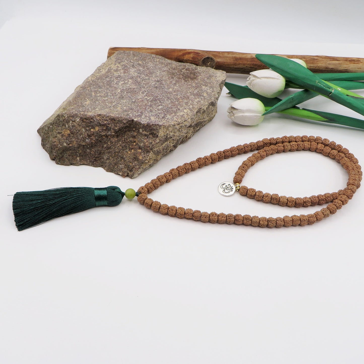 ÖSEL ~ JAPAMALA 108 grani in Semi di Rudraksha