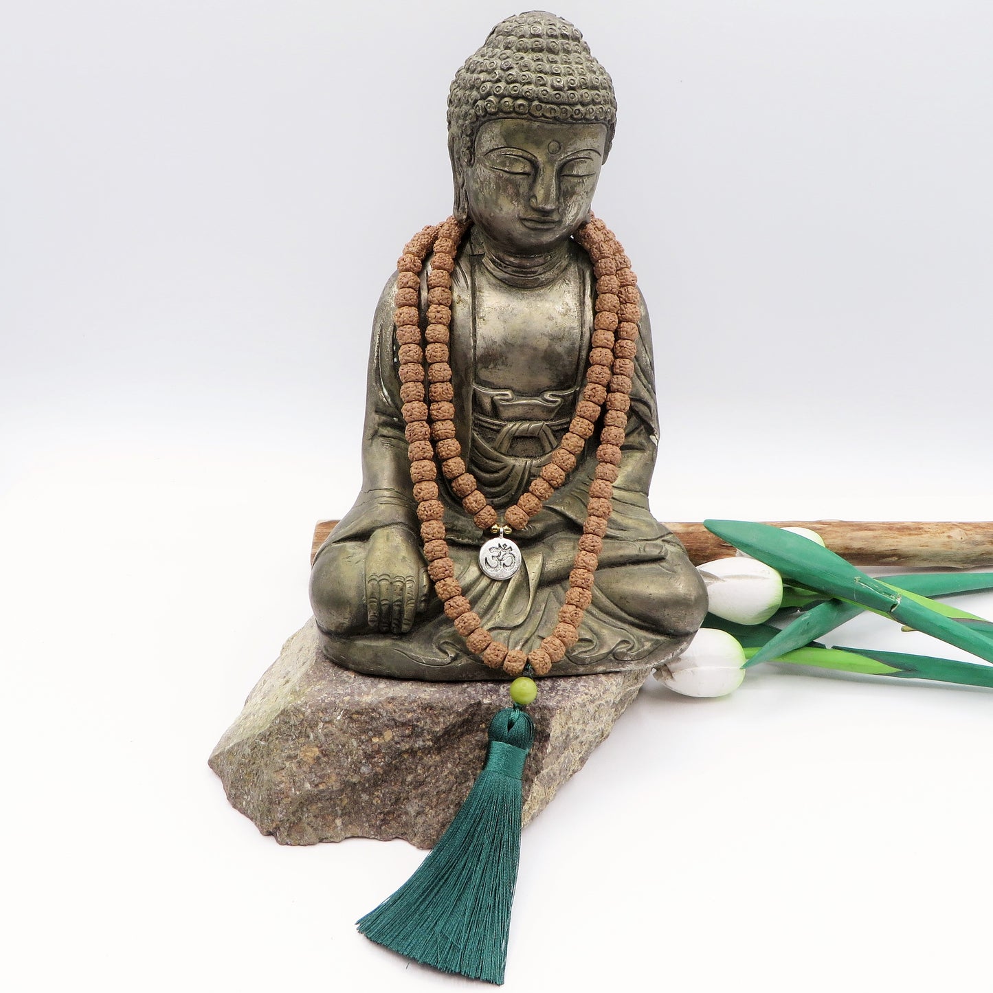 ÖSEL ~ JAPAMALA 108 grani in Semi di Rudraksha