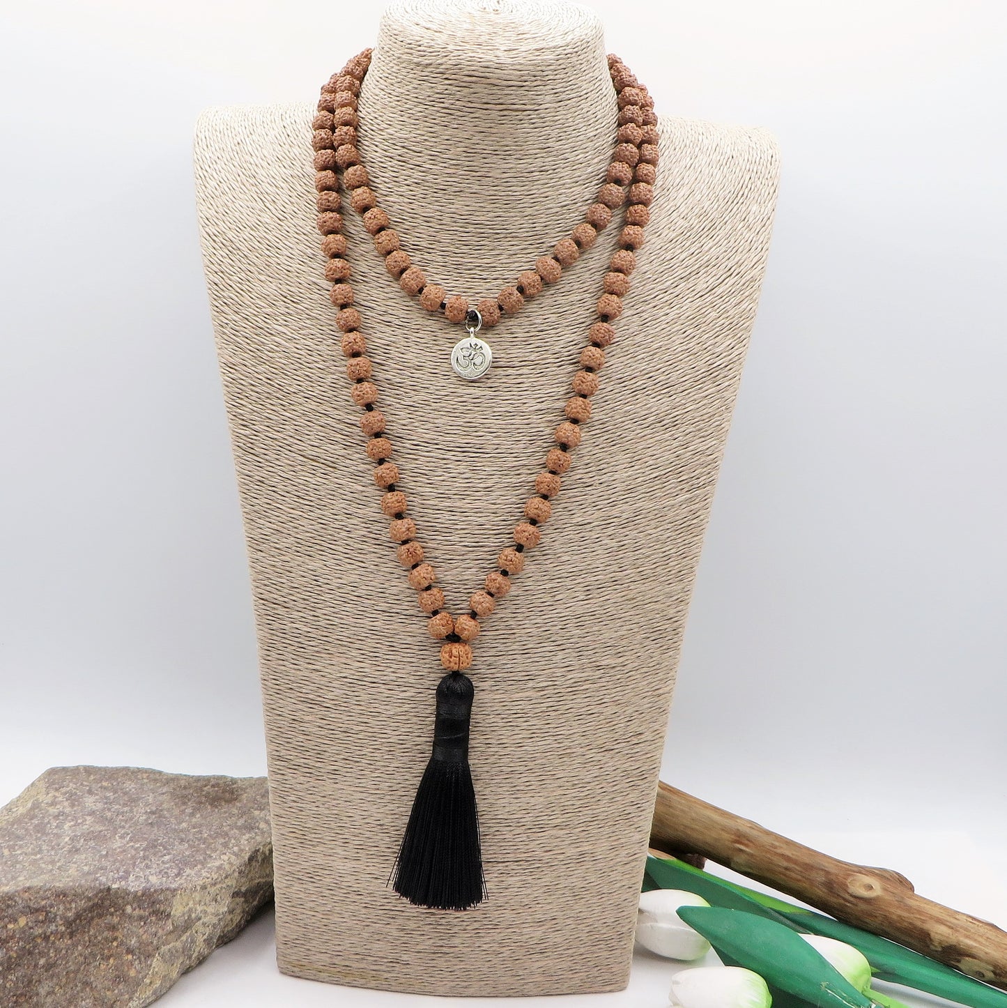 ÖSEL ~ JAPAMALA 108 grani in Semi di Rudraksha