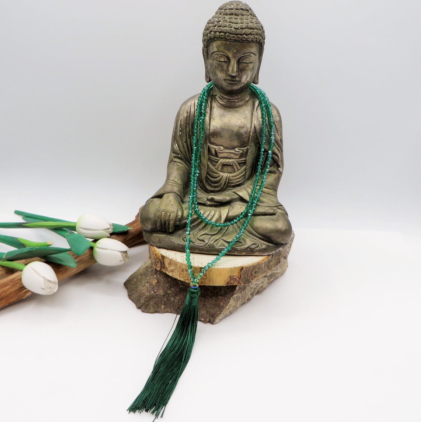 PEMA ~ Collana JAPAMALA in cristalli naturali