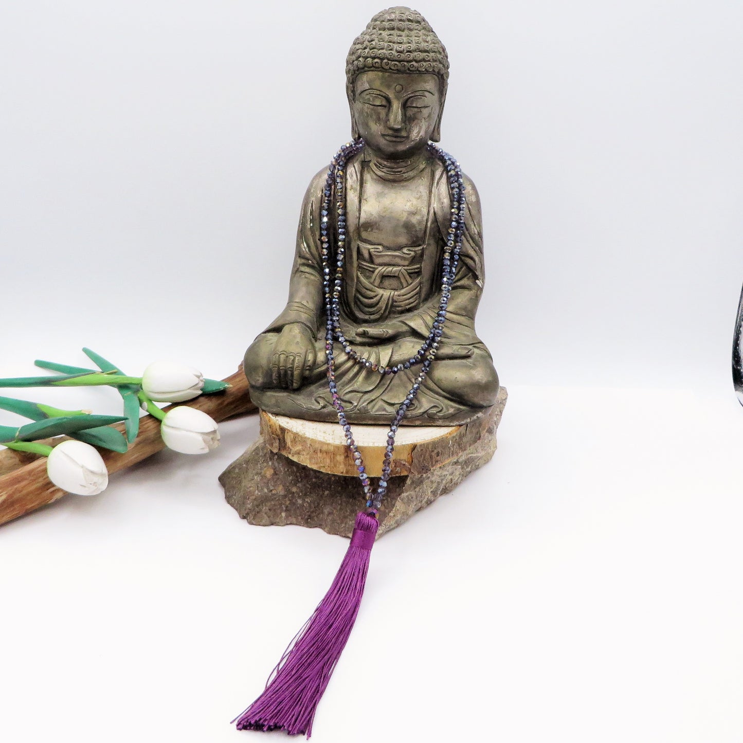 PEMA ~ Collana JAPAMALA in cristalli naturali