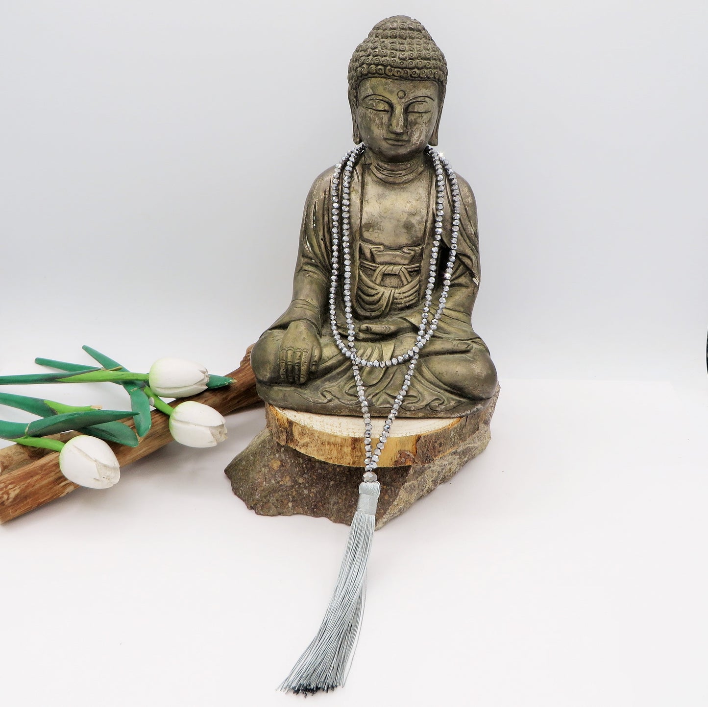 PEMA ~ Collana JAPAMALA in cristalli naturali