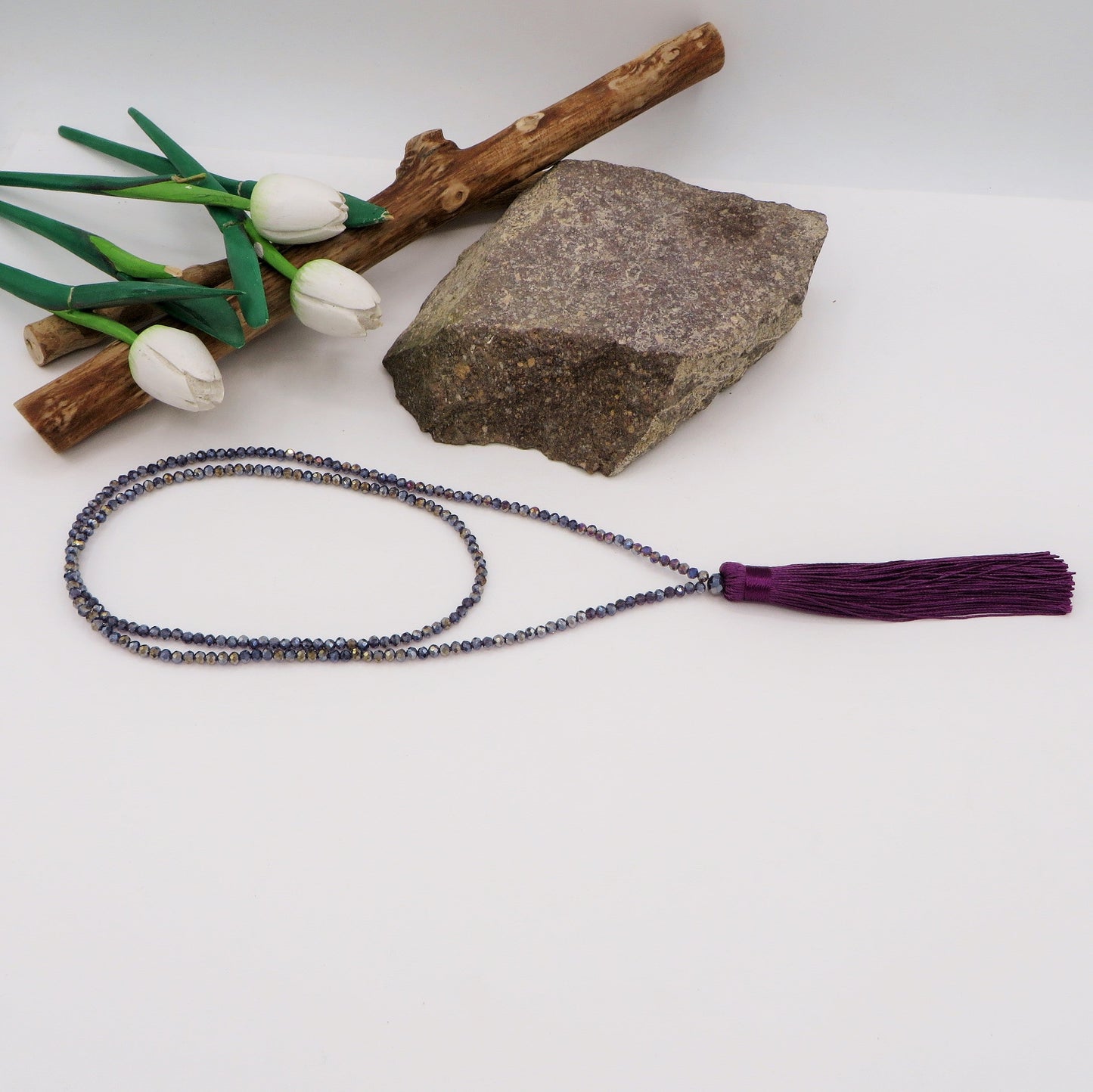 PEMA ~ bracciale JAPAMALA in cristalli naturali