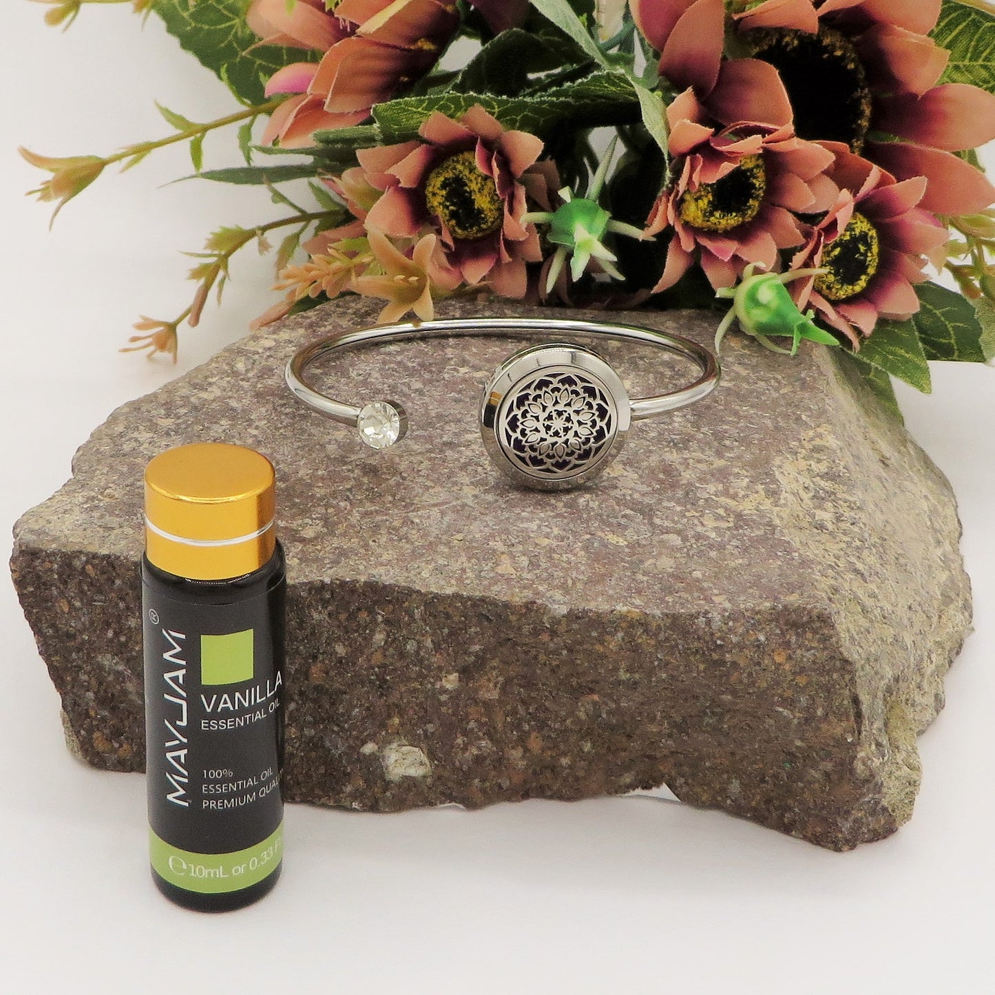 RASA RING ~ Anello diffusore aromatherapy ~ diffusore essenze in acciaio inossidabile