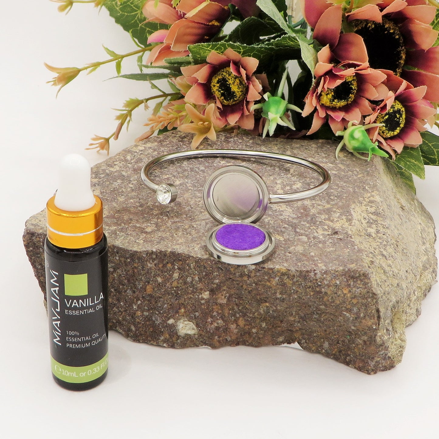 RASA RING ~ Anello diffusore aromatherapy ~ diffusore essenze in acciaio inossidabile