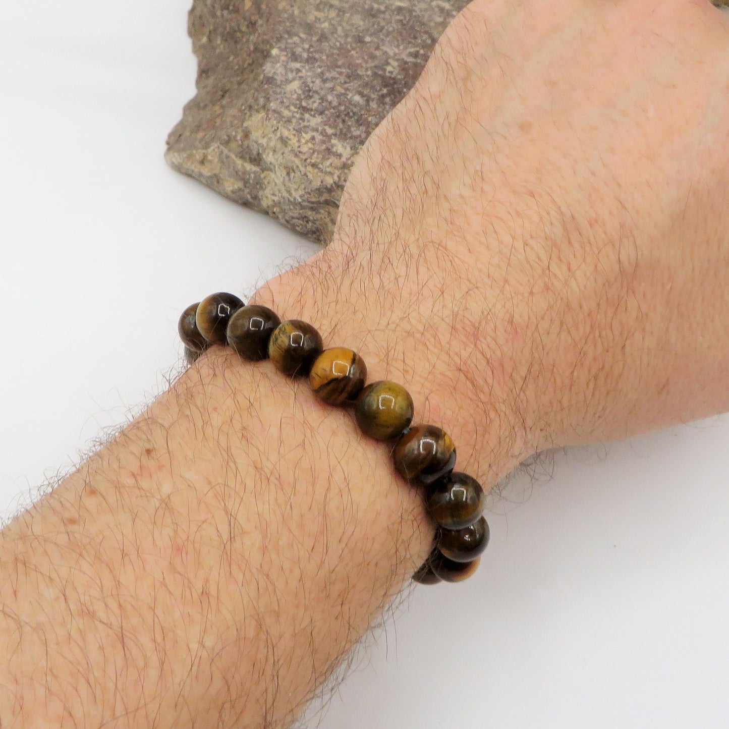 TIGER EYE ~ Bracciale Occhio di tigre  grado AA ~ tradizionale originale ~ realizzato in Thailandia  piccoli artigiani, realizzato con pietre naturali