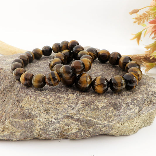 TIGER EYE ~ Bracciale Occhio di tigre  grado AA ~ tradizionale originale ~ realizzato in Thailandia  piccoli artigiani, realizzato con pietre naturali