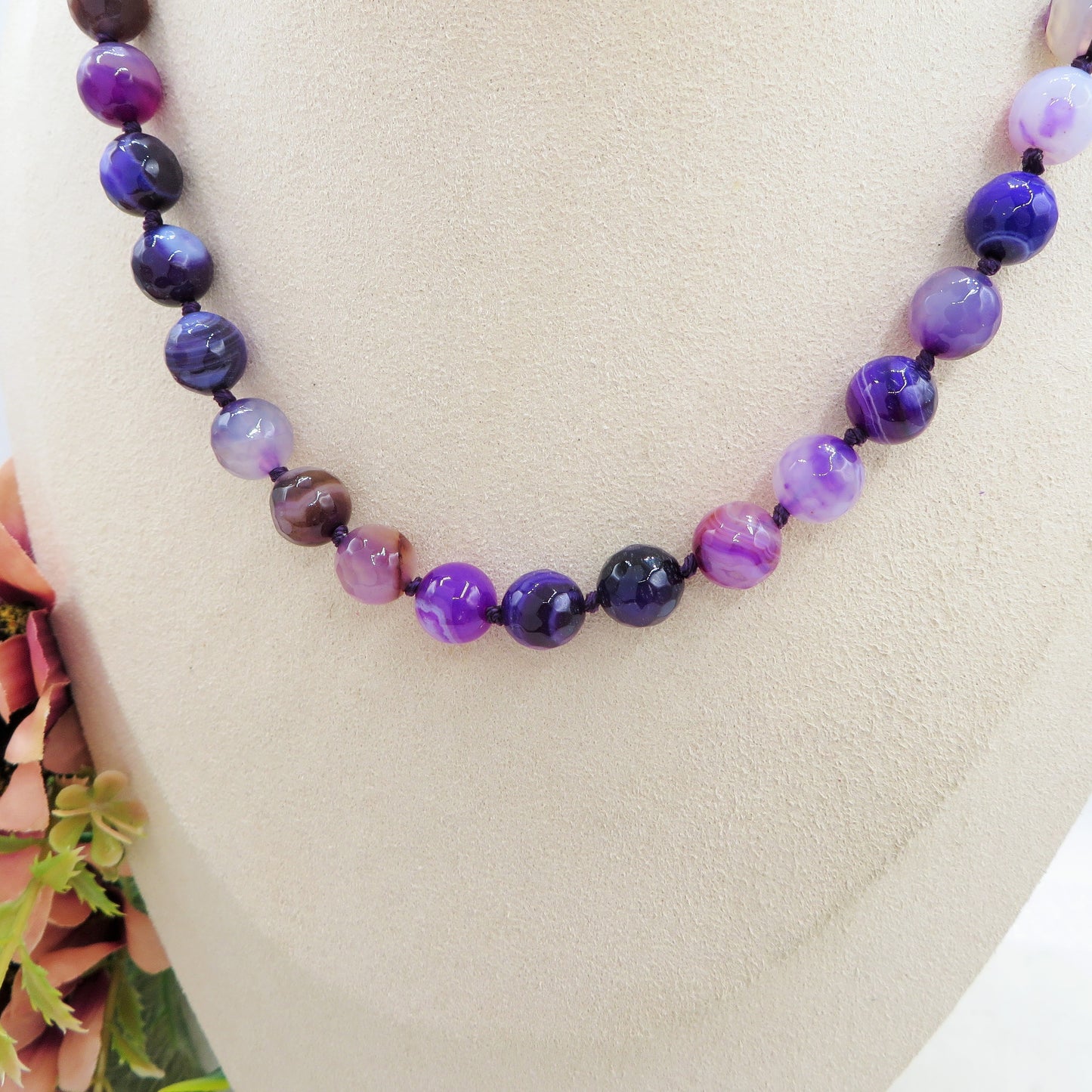 SAMYE ~ Collana in Ametista naturale 70cm